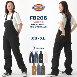 [レディース] ディッキーズ オーバーオール ヒッコリー ウォッシュデニム ダック FB206 USAモデル Dickies オールインワン【COP】｜f-box