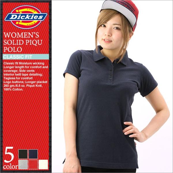 ディッキーズガール レディース ポロシャツ 半袖 FS023 USAモデル Dickies Girl...