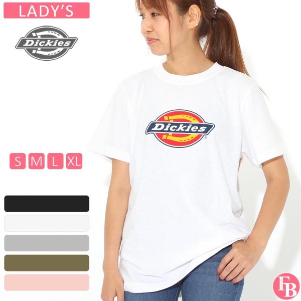 [レディース ディッキーズ Tシャツ 半袖 クルーネック ロゴ FS45R【メール便可】 爆買