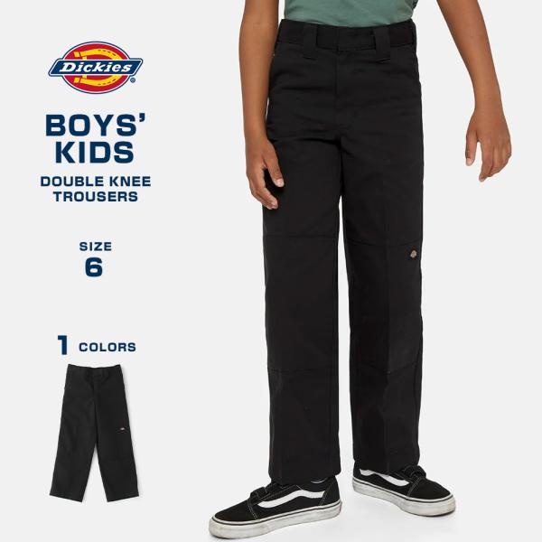 [キッズ] Dickies ディッキーズ ダブルニーパンツ ワークパンツ 子供服 ズボン パンツ 長...