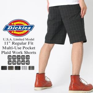 Dickies（ディッキーズ） ハーフパンツ メンズ チェック 柄 大きい