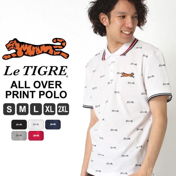 ルティグレ ポロシャツ 半袖 メンズ Le TIGRE 半袖ポロシャツ アメカジ L LL XL X...