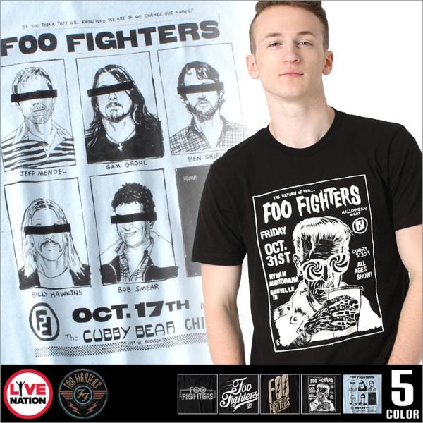 フー・ファイターズ Tシャツ 半袖 メンズ プリント 大きいサイズ USAモデル LIVE NATI...