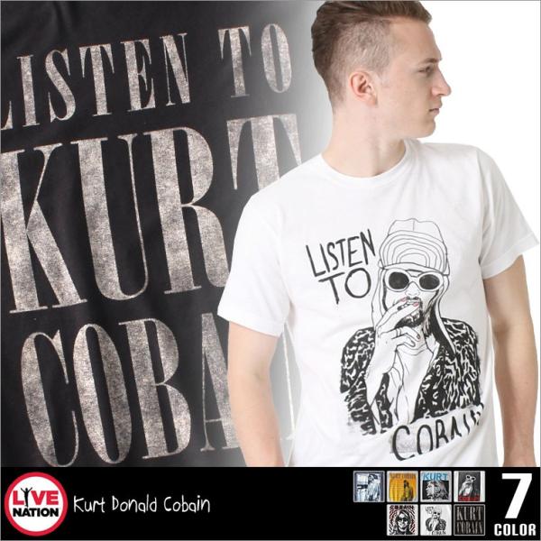 カート・コバーン Tシャツ 半袖 メンズ プリント USAモデル ニルヴァーナ LIVE NATIO...