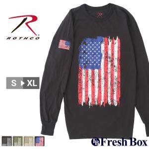 ロスコ Tシャツ 長袖 ロンT プリント S-XL USAモデル ROTHCO / LL 大きいサイズ ブランド 定番アイテム｜f-box