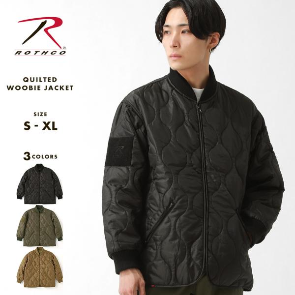 ROTHCO ロスコ キルティング ジャケット アウター メンズ 秋冬 大きいサイズ ノーカラー 軽...