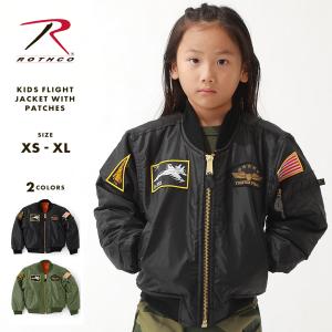 AVIREX アビレックス KIDS ロゴ MA-1 フライトジャケット