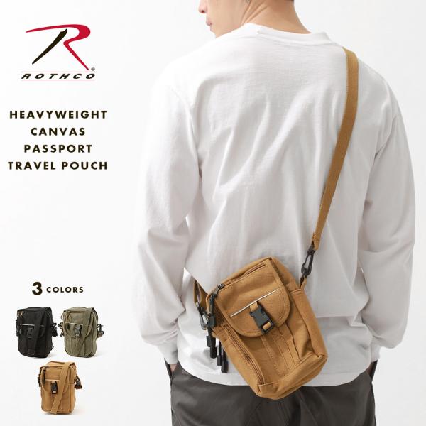 ロスコ トラベルポーチ パスポート ショルダーバッグ メンズ レディース USAモデル 米軍 ROT...