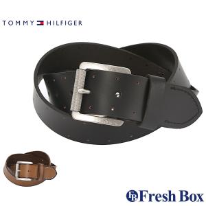 TOMMY HILFIGER（トミー・ヒルフィガー） ベルト メンズ 本革 シングル
