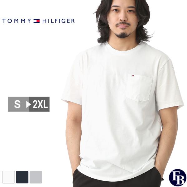 TOMMY HILFIGER トミーヒルフィガー Tシャツ 半袖 メンズ ポケット ワンポイント U...