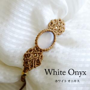 ラブラドライト マクラメ編み ブレスレット メール便送料無料 2719