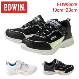 エドウィン キッズ ジュニア スニーカー EDWIN ガールズ 女の子 通学 EDW-3628｜f-club