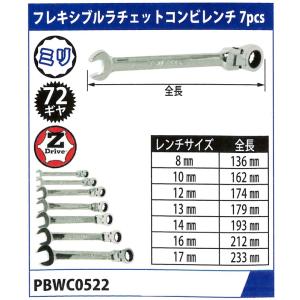 POWER BUILT(パワービルト) ストップリングラチェットレンチ