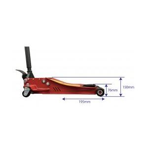 マサダ製作所 低床型エアージャッキ（3t）[ASJ-30ML]【代引不可】【車