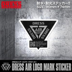 DRESSエアーロゴマークステッカー/AIRBORNE PRODUCTS｜f-dress