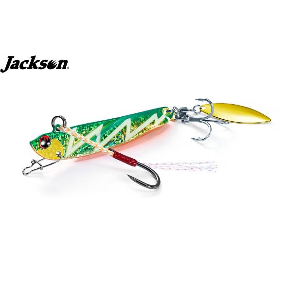 ジャクソン 飛び過ぎダニエル 30g ブレード 強化フック仕様 ING イナズマグリーン 69832...