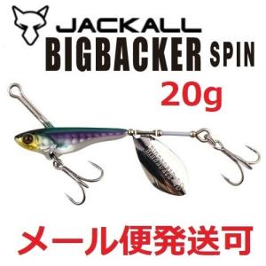 ジャッカル ビッグバッカースピン 20g カタクチ/レンズホロ