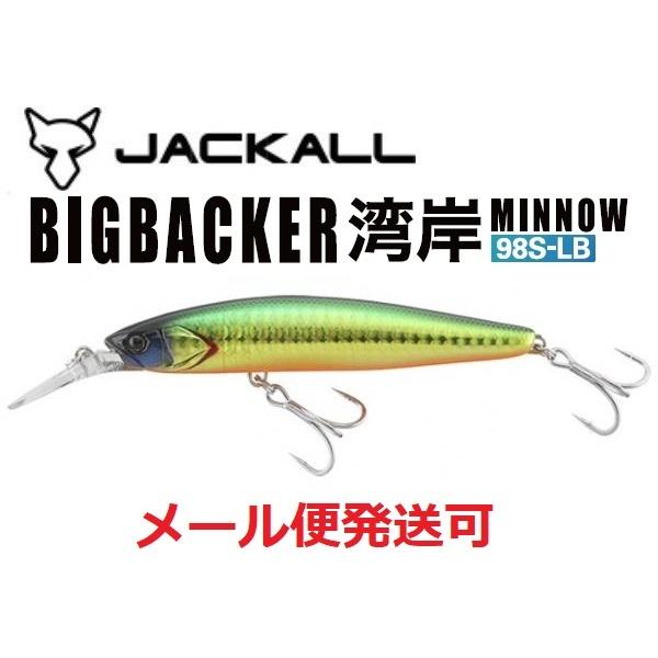 ジャッカル ビッグバッカー 湾岸ミノー 98S-LB 濁りグリキンアピール 222562