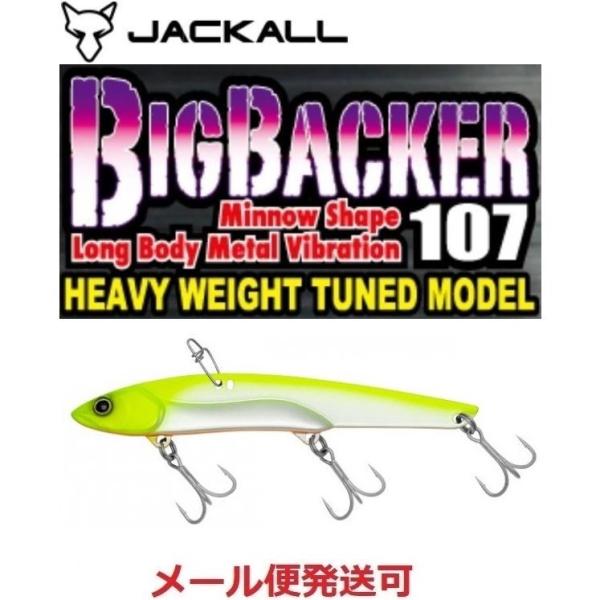 ジャッカル ビッグバッカー 107HW ヘビーウエイト チャートバックパールII 240306