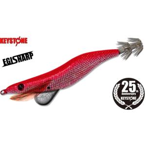 キーストン エギシャープ3.8号 まとめ売り KEYSTONE キーストン エギシャープ 3.8号 V2 レッドフレア 25