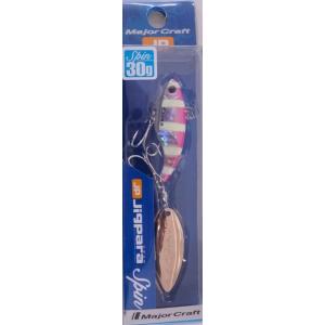 メジャークラフト ジグパラ スピン 30g 26 ゼブラピンク 797303 メール便可