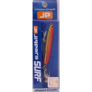 メジャークラフト ジグパラ サーフ 28g #03 レッドゴールド 799017
