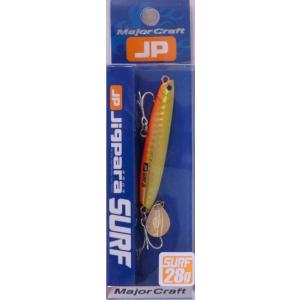 メジャークラフト ジグパラ サーフ 28g #50 ヒラメゴールド 799048