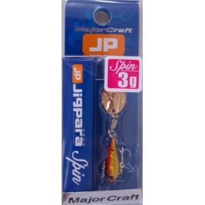 メジャークラフト ジグパラ スピン 3g 03 レッドゴールド 799284 メール便可