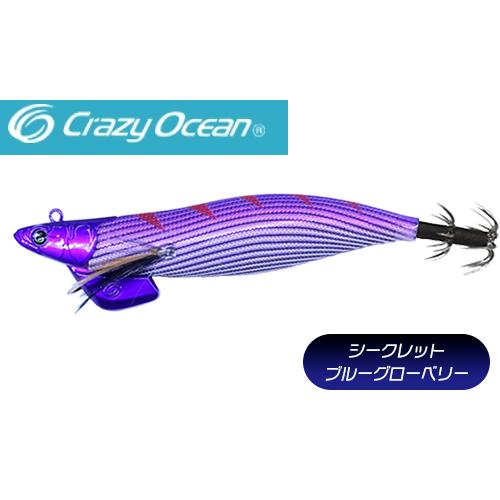 クレイジーオーシャン ティップランナー 3.0号 25g 03 パープル/パープル 314019 テ...