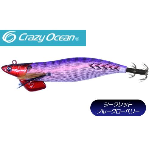 クレイジーオーシャン ティップランナー 3.0号 25g 04 パープル/レッドアジ 314026 ...