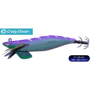 クレイジーオーシャン ティップランナー響 3.0号 25g 05 パープル/グリーン 316273 ...