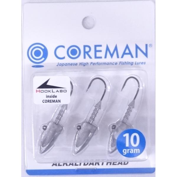 コアマン ADH-10 アルカリダートヘッド 10g アンペイント 無塗装 919816