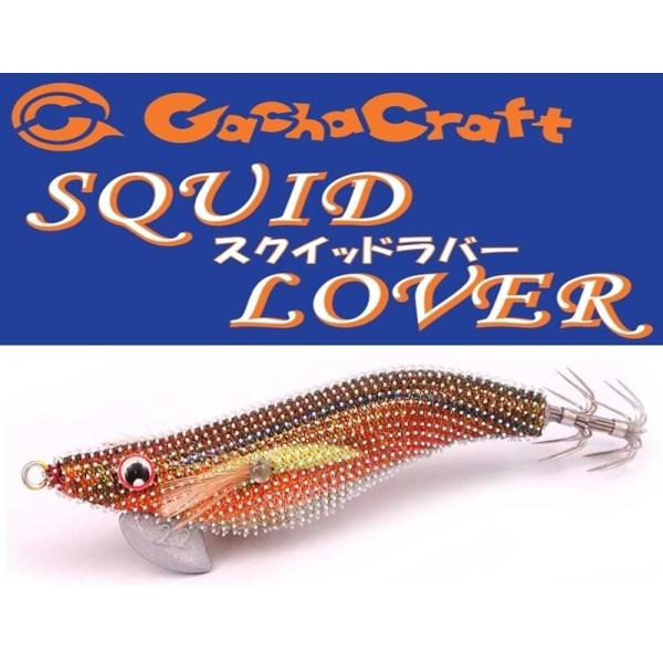 ガチャクラフト スクイッドラバー 2.2号 6 K アジ/金 510064 ケイムララバー