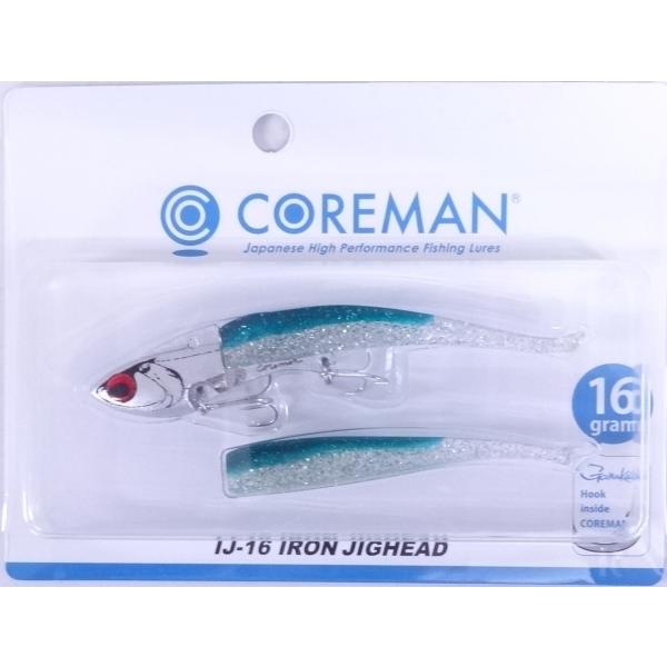 コアマン IJ-16 アイアンジグヘッド 042 シルバーヘッド/キビナゴイワシ 494140