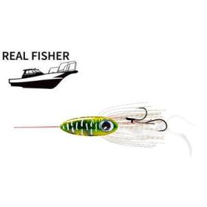 リアルフィッシャー 烏賊ラバ 100g ケイムラアオリグロー 500122