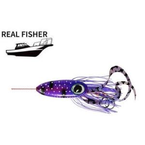 リアルフィッシャー 烏賊ラバ 45g ケイムラパープルグロー 501242