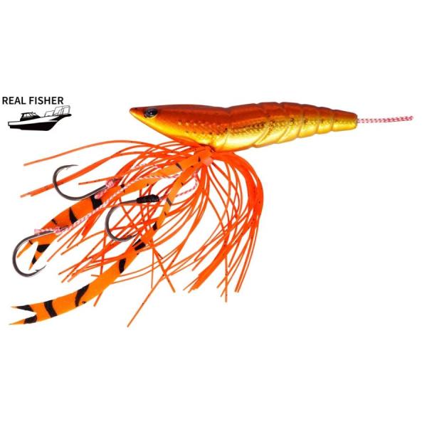 リアルフィッシャー 海老ラバ 60g オレンジ 501440