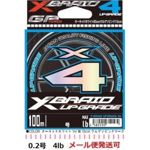 YGK よつあみ エックスブレイド アップグレード X4 100m 0.2号 4lb 710500