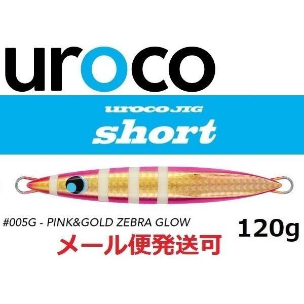 ウロコ ウロコジグ ショート 120g 005G ピンクゴールドゼブラグロー 531127