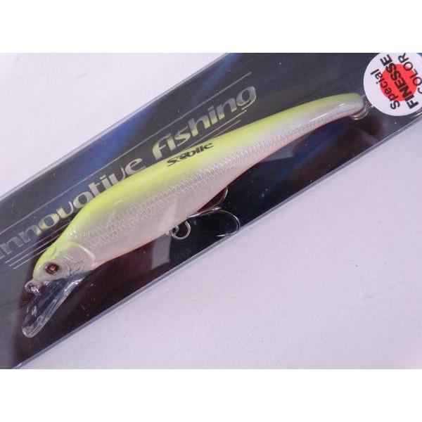 セビル エーキャストミノー ショートリップ 95mm フローティング チャートリュース J06 51...