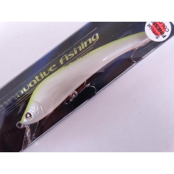 セビル クーリーミノー ミドルリップ 102mm シンキング チャートリュース J06 513865