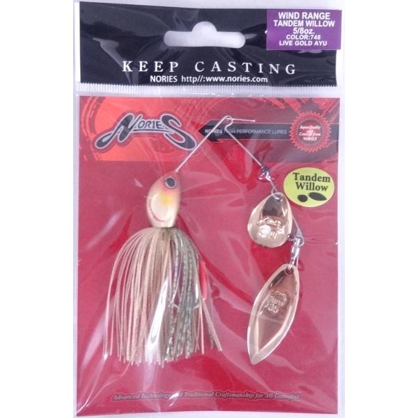 ノリーズ ウインドレンジ 5/8oz TW 748 ライブゴールドアユ(G/G) 100773　タン...