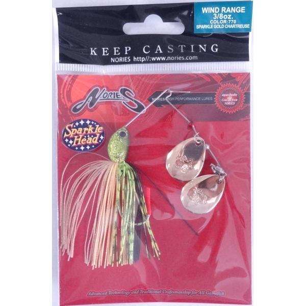 ノリーズ ウインドレンジ 3/8oz 770 スパークルゴールドチャート(G/G) 174927