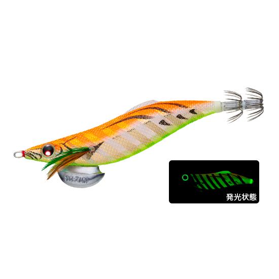 デュエル ヨーヅリ アオリーQ LC ロングキャスト 3.5号 5.ZLOG ゼブラ夜光オレンジ 5...