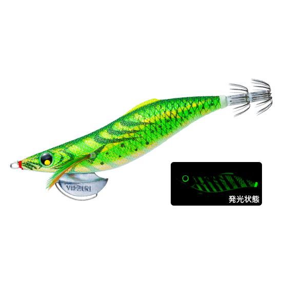 デュエル ヨーヅリ アオリーQ LC ロングキャスト スロー 3.5号 1.LMBI 夜光グリーンボ...