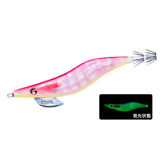 デュエル LQ レンズエギ 透明布巻 2.5号 10.GLBI ゴースト夜光ボイル 543084 L...