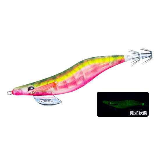 デュエル LQ レンズエギ 透明布巻 3.0号 21.LFM 深場グリーン 556893 LENS-...