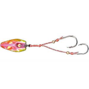 ハヤブサ 無双真鯛 貫撃遊動テンヤ 15号 1.ピンキンホロ 822370