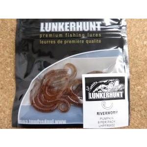 ランカーハント リバーワーム 02 パンプキン 215213 メール便可