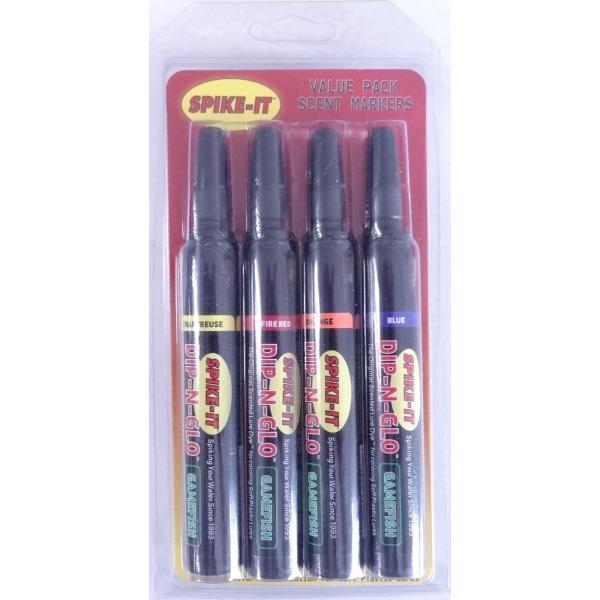 スパイクイット ディッピングローマーカー バリューパック 4本入り 170018 セントマーカー ゲ...
